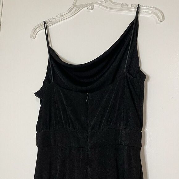 NEW! MISHA Moyra black vneck cocktail pantsuit jumpsuit US 4 $253 - Picture 7 of 11